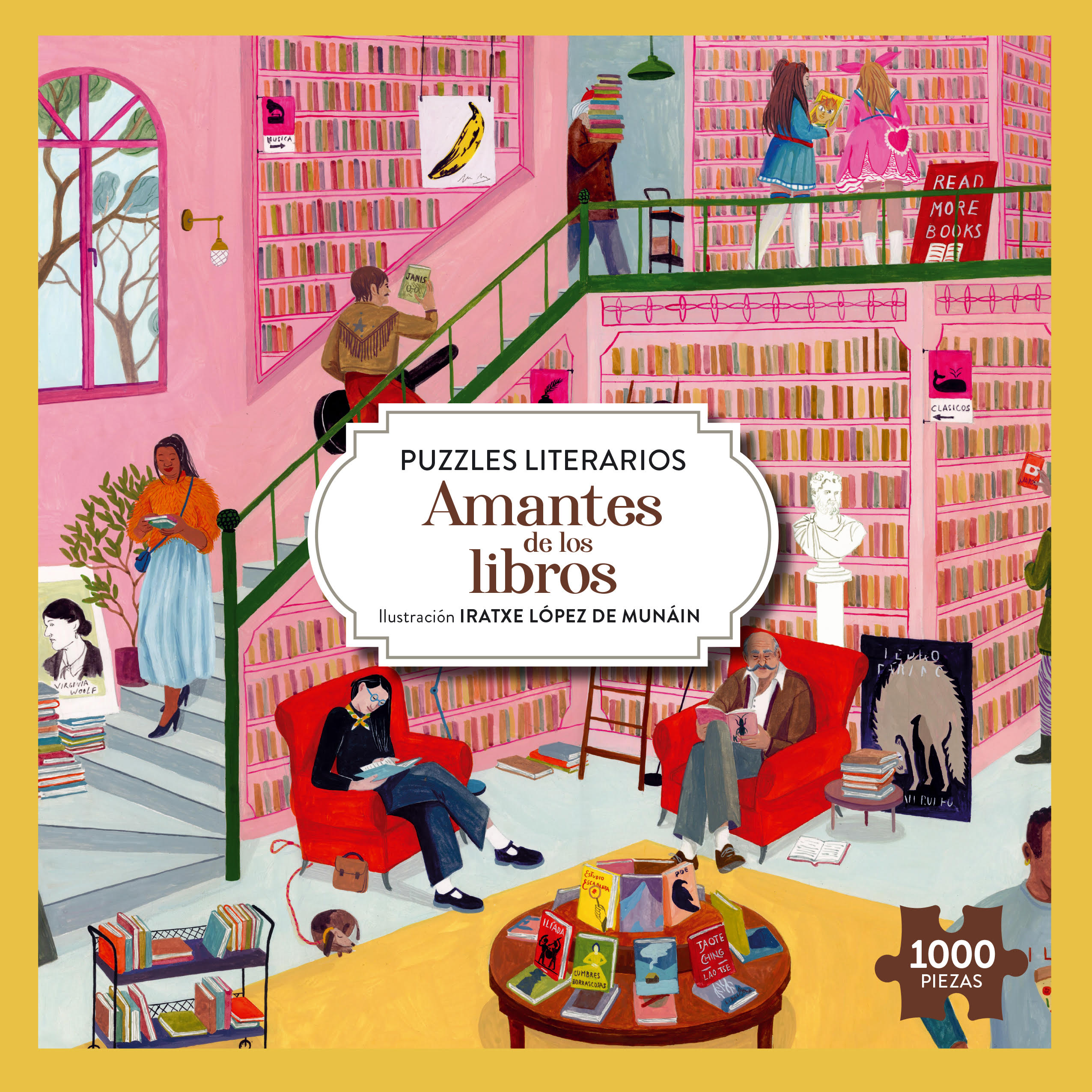 Puzzle Amantes De Los Libros